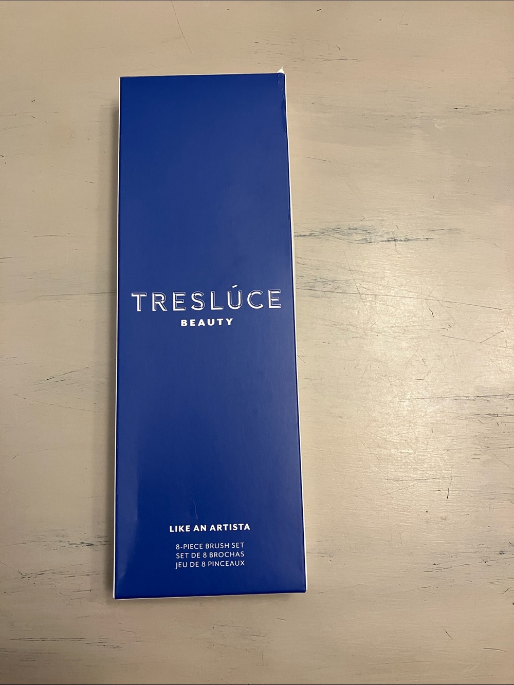 Tresluce Beauty 8-Piece Brush Set — Royal Blue